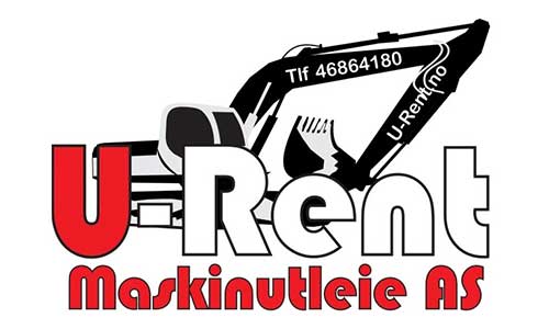 u-rent Maskinutleie logo